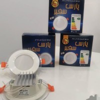 پنل هالوژن ۸ وات دورشیشه و بک لایت ال ای دی پارس سفیر ۱۵ ماه گارانتی